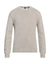 Fedeli Man Sweater Beige Size 40 Alpaca Wool, Virgin Wool