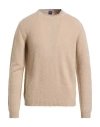 Fedeli Man Sweater Beige Size 44 Cashmere In Sand