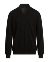 Fedeli Man Sweater Black Size 50 Cotton In Black