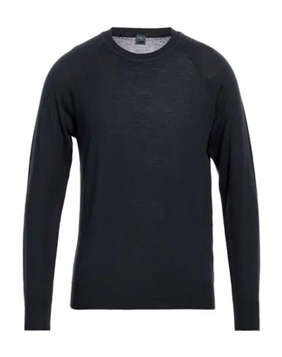 Fedeli Man Sweater Black Size Xxl Merino Wool