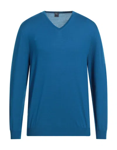 Fedeli Sweaters In Blue