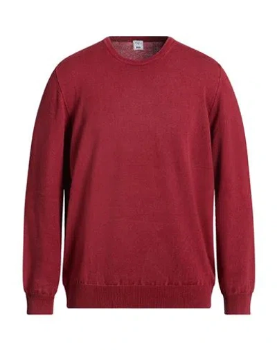 Fedeli Man Sweater Brick Size 46 Cashmere In Burgundy