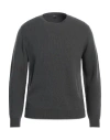 Fedeli Man Sweater Charcoal Size 42 Cashmere