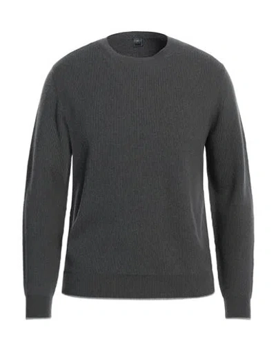 Fedeli Man Sweater Charcoal Size 42 Cashmere