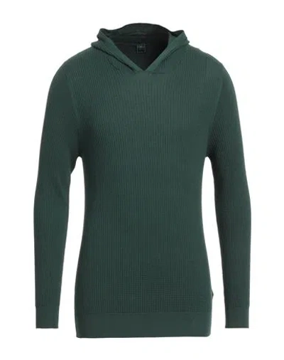Fedeli Man Sweater Dark Green Size 46 Cotton