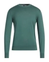 Fedeli Man Sweater Green Size 44 Cotton