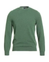 Fedeli Man Sweater Green Size 48 Cashmere