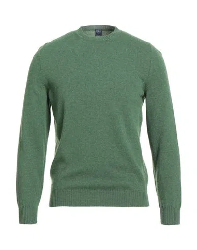 Fedeli Man Sweater Green Size 48 Cashmere