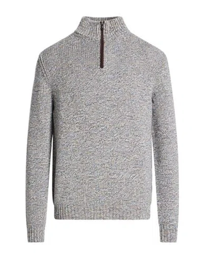 Fedeli Man Sweater Grey Size 40 Wool, Viscose, Cashmere In Gray
