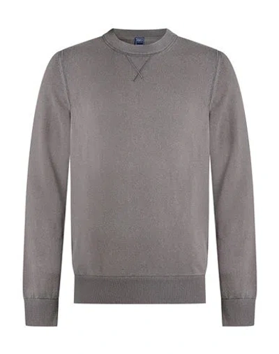 Fedeli Man Sweater Grey Size S Cashmere In Gray