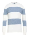 Fedeli Man Sweater Ivory Size 40 Cashmere, Linen In White