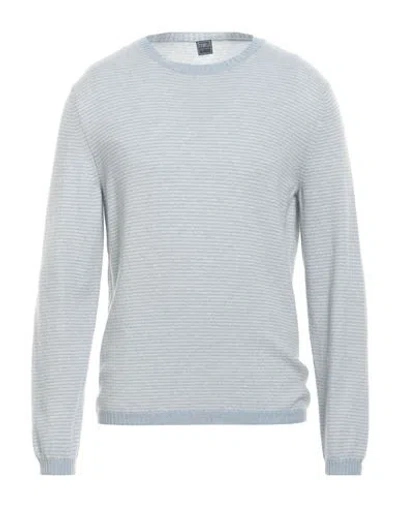 Fedeli Man Sweater Light Blue Size 40 Cashmere