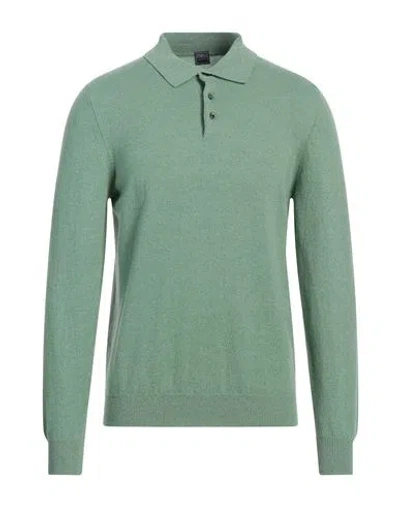 Fedeli Man Sweater Light Green Size 40 Cashmere