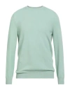 Fedeli Man Sweater Light Green Size 50 Cashmere In Green