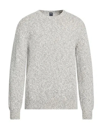Fedeli Man Sweater Light Grey Size 40 Wool In Gray