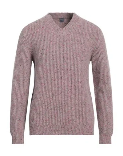 Fedeli Man Sweater Light Pink Size 40 Cashmere, Polyamide