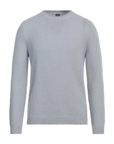 Fedeli Man Sweater Lilac Size 40 Cashmere In Gray