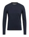 Fedeli Man Sweater Midnight Blue Size 38 Cotton