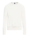 Fedeli Man Sweater Off White Size 46 Cotton