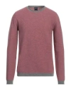 Fedeli Man Sweater Pink Size 40 Cashmere In Pink