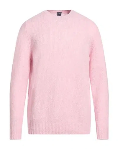 Fedeli Man Sweater Pink Size 44 Virgin Wool, Cashmere, Polyamide