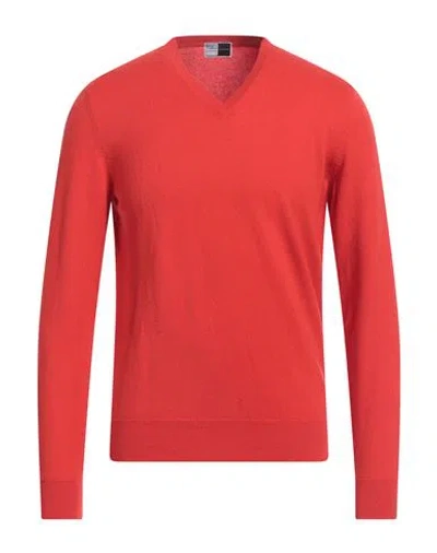 Fedeli Man Sweater Red Size 42 Cashmere