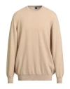 Fedeli Man Sweater Beige Size 44 Cashmere In Neutral