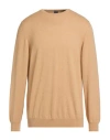Fedeli Man Sweater Sand Size 46 Cashmere In Beige