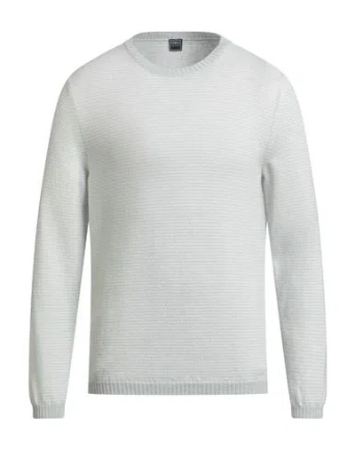 Fedeli Man Sweater Sky Blue Size 40 Cashmere