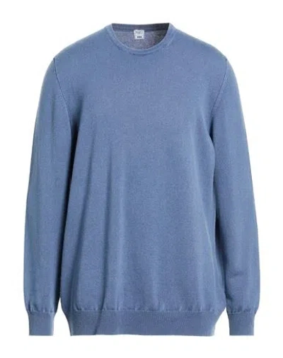 Fedeli Man Sweater Slate Blue Size 46 Cashmere
