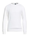 Fedeli Man Sweater White Size 40 Cotton In White