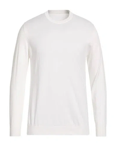 Fedeli Man Sweater White Size 40 Cotton