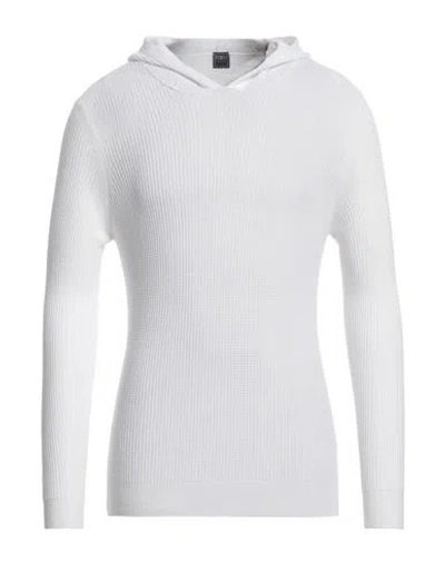 Fedeli Man Sweater White Size 40 Cotton In White
