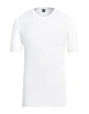 Fedeli Man Sweater White Size 40 Cotton In White