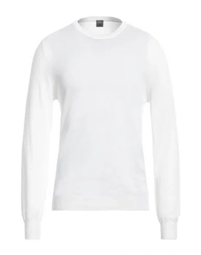 FEDELI FEDELI MAN SWEATER WHITE SIZE 40 COTTON