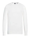 Fedeli Man Sweater White Size 44 Cotton