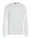 Fedeli Man Sweater White Size 46 Cotton