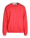 Fedeli Man Sweater Tomato Red Size 46 Supima In Red