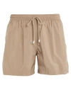 Fedeli Man Swim Trunks Light Brown Size L Recycled Polyester In Beige