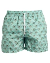 Fedeli Man Swim Trunks Light Green Size S Recycled Polyester In Green
