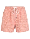 Fedeli Man Swim Trunks Rust Size M Recycled Polyester In Red