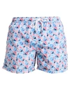 Fedeli Man Swim Trunks Sky Blue Size Xl Recycled Polyester In Blue