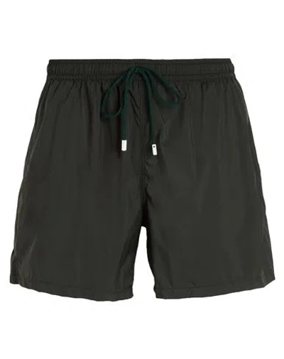 Fedeli Man Swim Trunks Steel Grey Size Xl Recycled Polyester In Grey