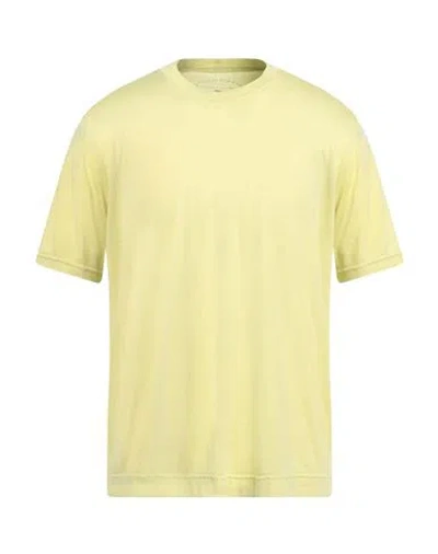 Fedeli Man T-shirt Acid Green Size 42 Organic Cotton