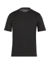 Fedeli Man T-shirt Black Size 44 Organic Cotton