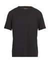 Fedeli Man T-shirt Black Size 46 Cotton, Elastane
