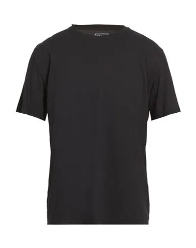 Fedeli Man T-shirt Black Size 46 Cotton, Elastane