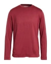 Fedeli Man T-shirt Garnet Size 48 Cotton In Red