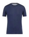 Fedeli Man T-shirt Midnight Blue Size 42 Cotton