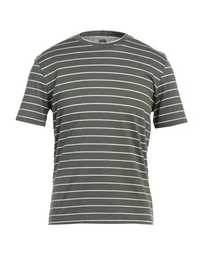 Fedeli Man T-shirt Military Green Size 42 Cotton